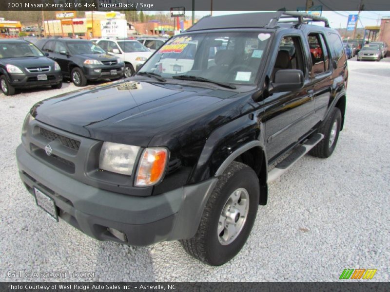 Super Black / Sage 2001 Nissan Xterra XE V6 4x4