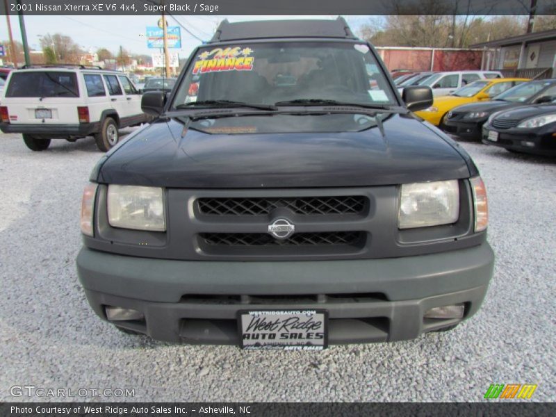 Super Black / Sage 2001 Nissan Xterra XE V6 4x4