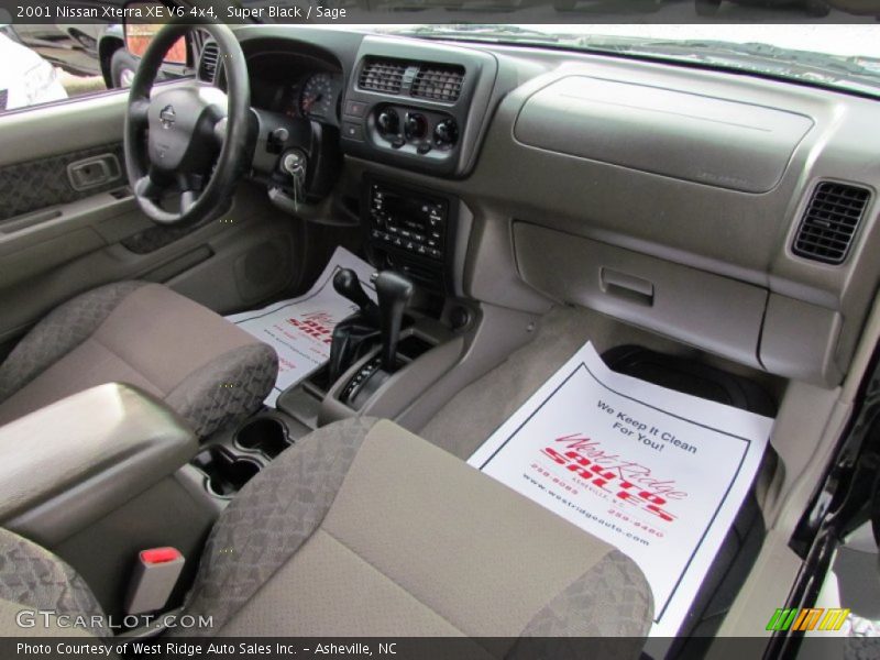 Super Black / Sage 2001 Nissan Xterra XE V6 4x4