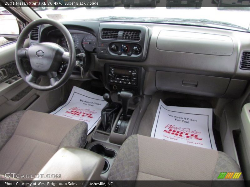 Super Black / Sage 2001 Nissan Xterra XE V6 4x4