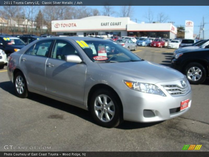 Classic Silver Metallic / Ash 2011 Toyota Camry LE