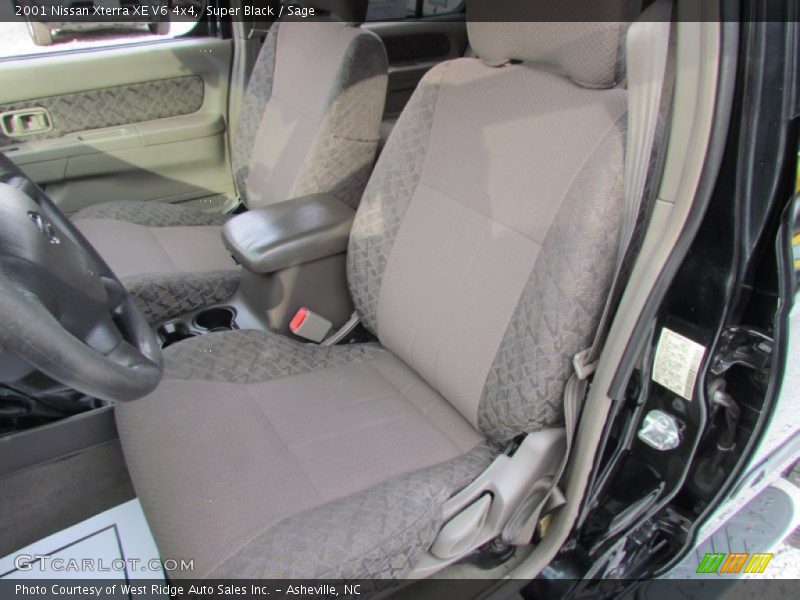 Super Black / Sage 2001 Nissan Xterra XE V6 4x4