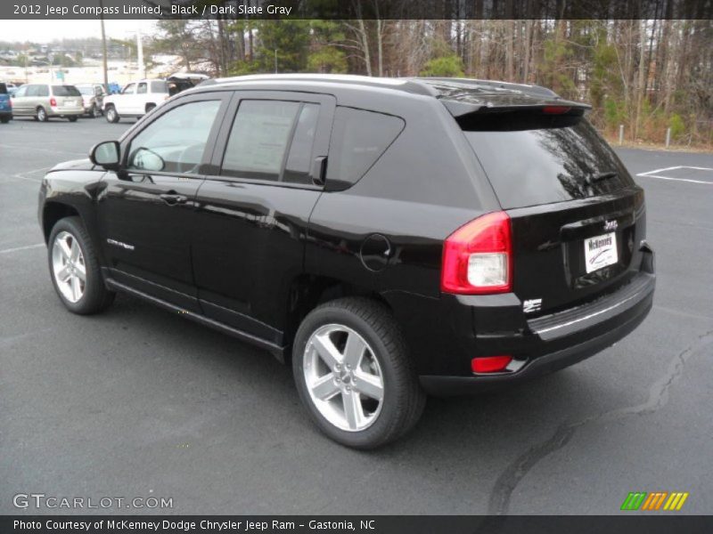 Black / Dark Slate Gray 2012 Jeep Compass Limited