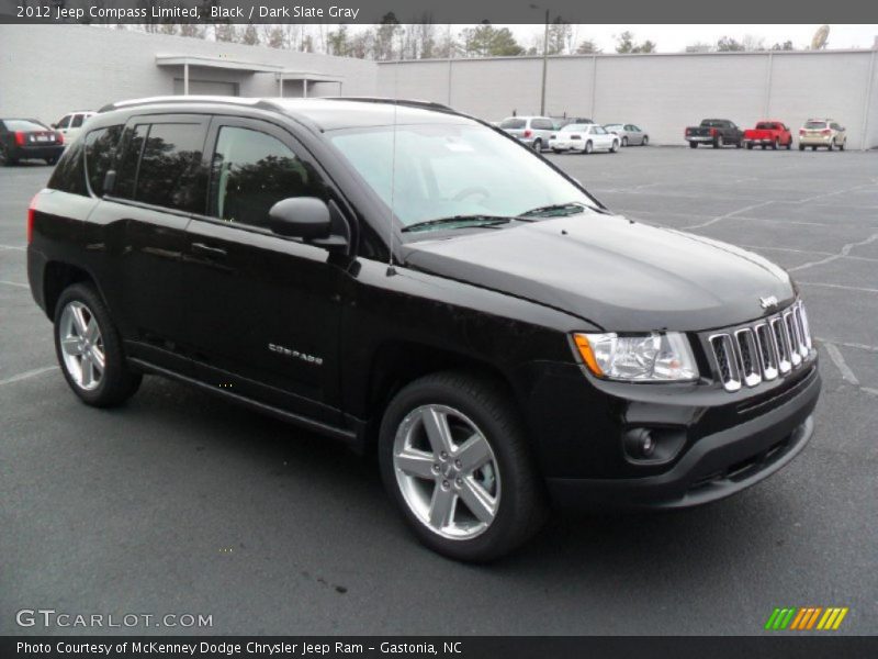 Black / Dark Slate Gray 2012 Jeep Compass Limited