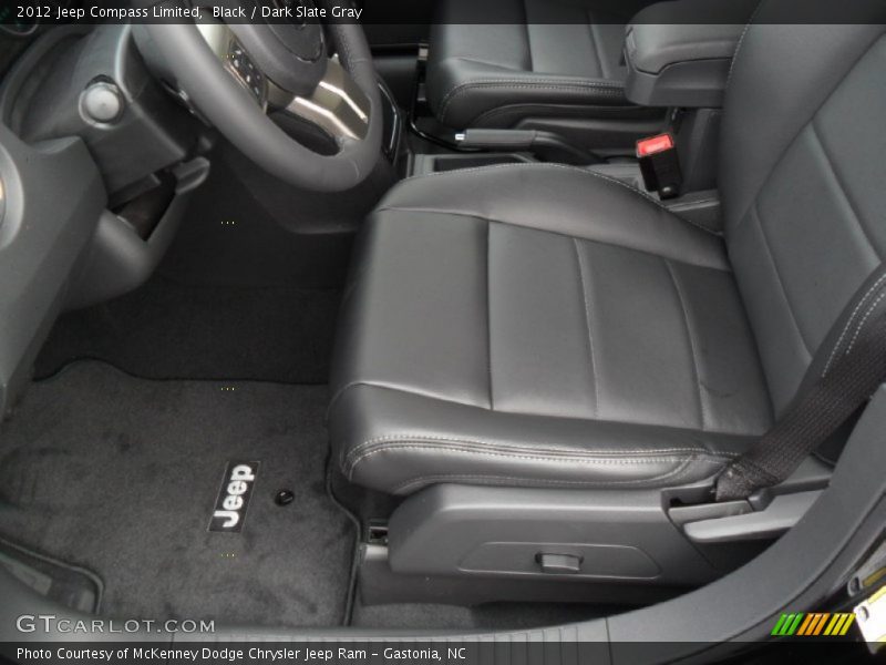 Black / Dark Slate Gray 2012 Jeep Compass Limited