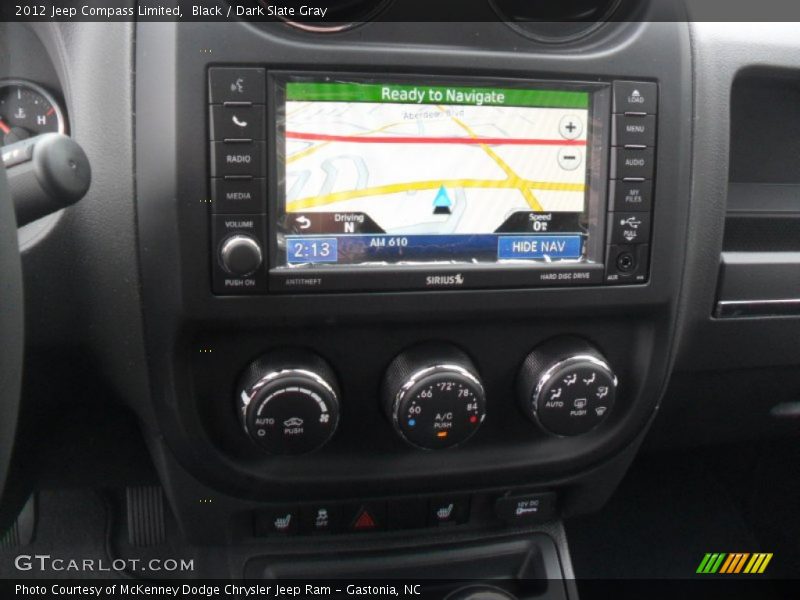 Black / Dark Slate Gray 2012 Jeep Compass Limited