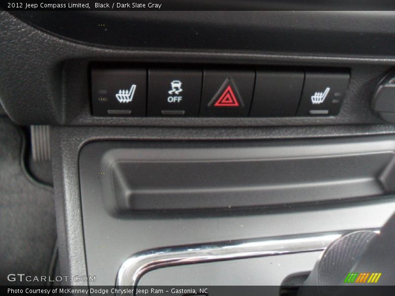 Black / Dark Slate Gray 2012 Jeep Compass Limited