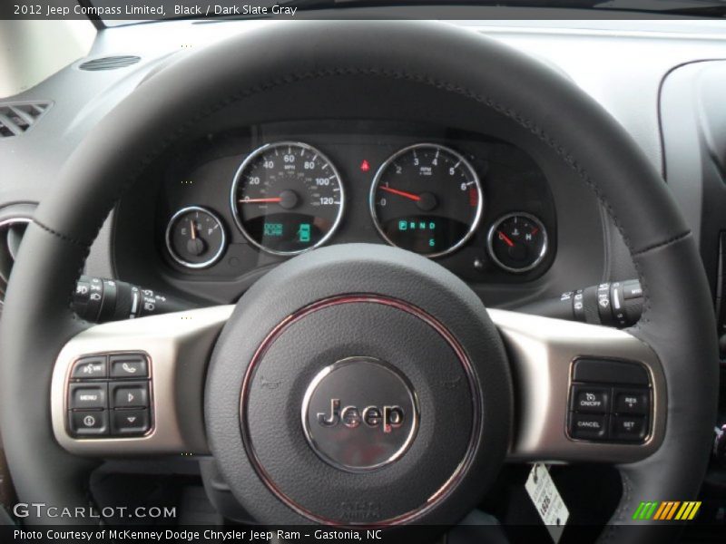 Black / Dark Slate Gray 2012 Jeep Compass Limited