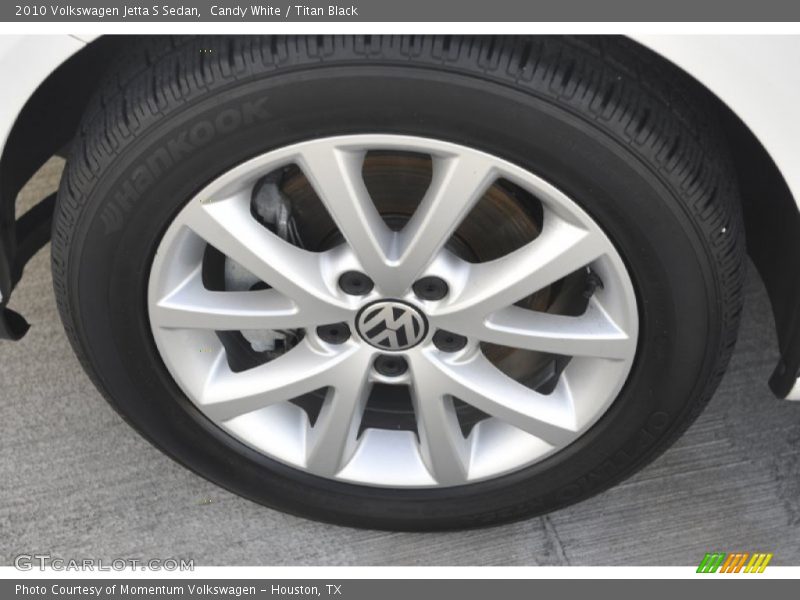 Candy White / Titan Black 2010 Volkswagen Jetta S Sedan