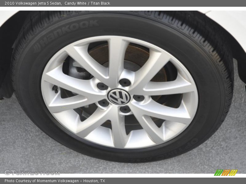 Candy White / Titan Black 2010 Volkswagen Jetta S Sedan