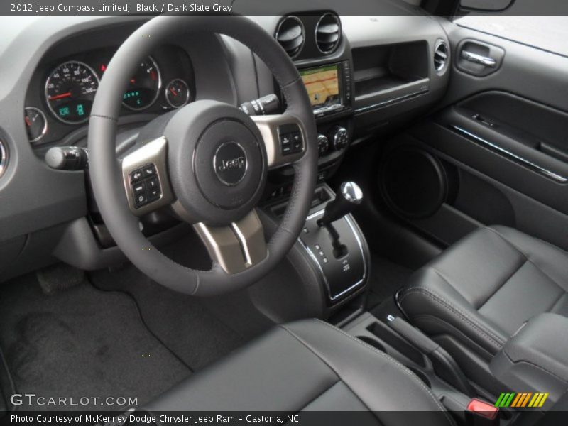  2012 Compass Limited Dark Slate Gray Interior
