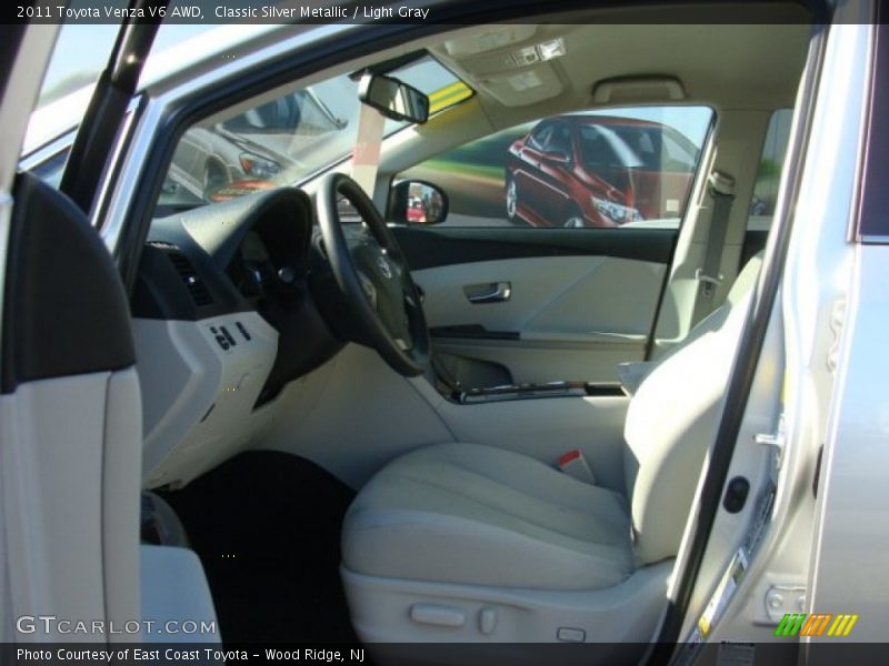 Classic Silver Metallic / Light Gray 2011 Toyota Venza V6 AWD