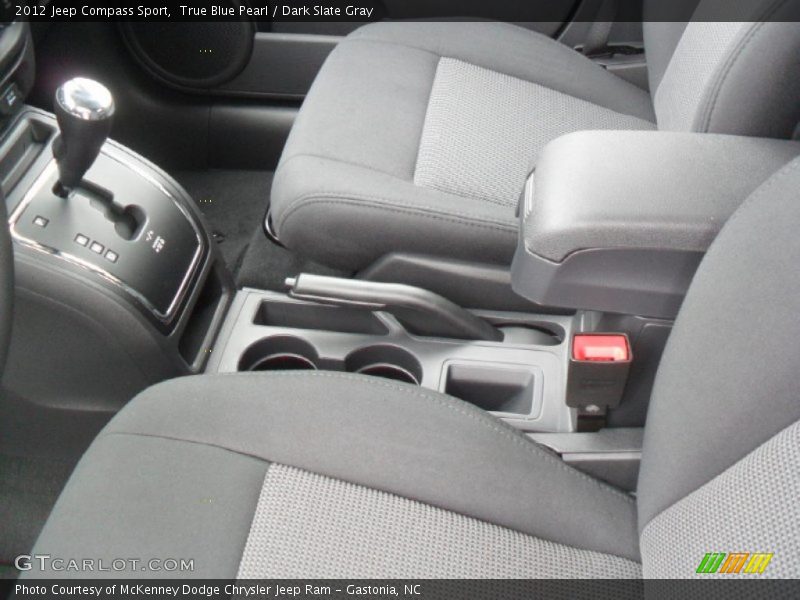 True Blue Pearl / Dark Slate Gray 2012 Jeep Compass Sport