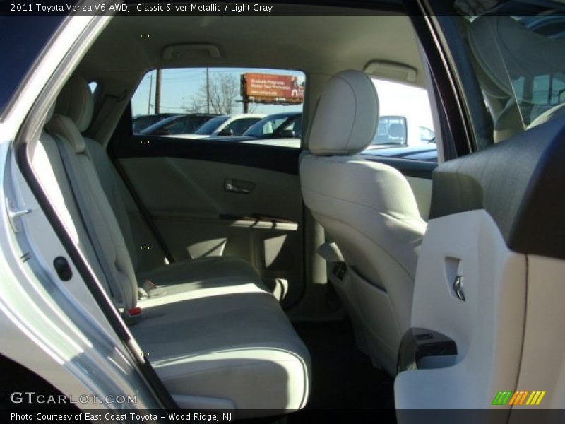 Classic Silver Metallic / Light Gray 2011 Toyota Venza V6 AWD
