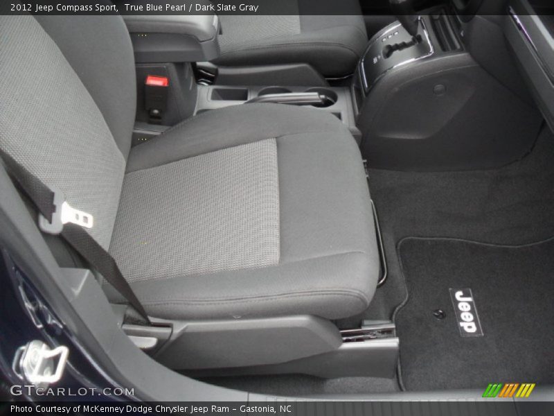 True Blue Pearl / Dark Slate Gray 2012 Jeep Compass Sport