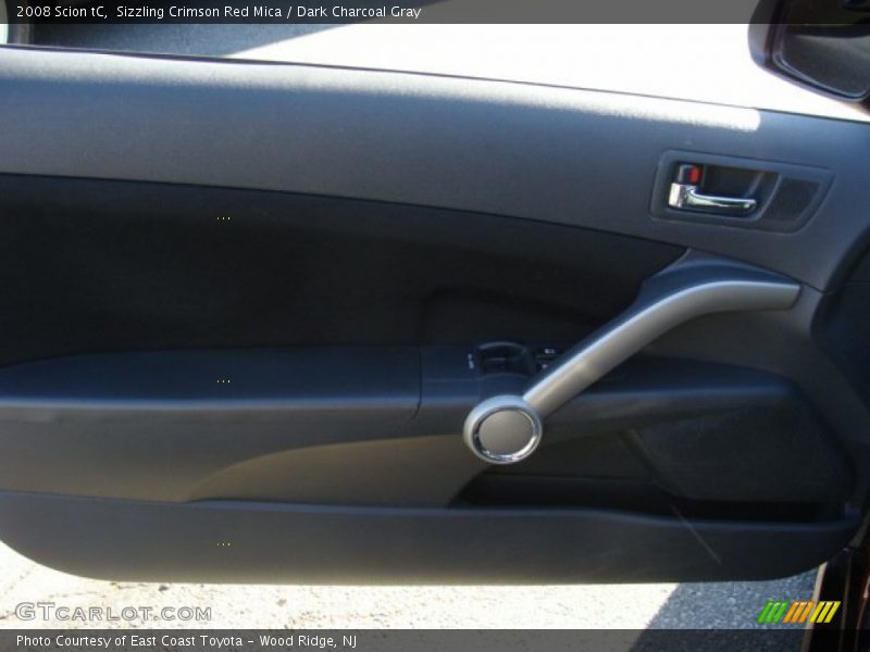 Sizzling Crimson Red Mica / Dark Charcoal Gray 2008 Scion tC