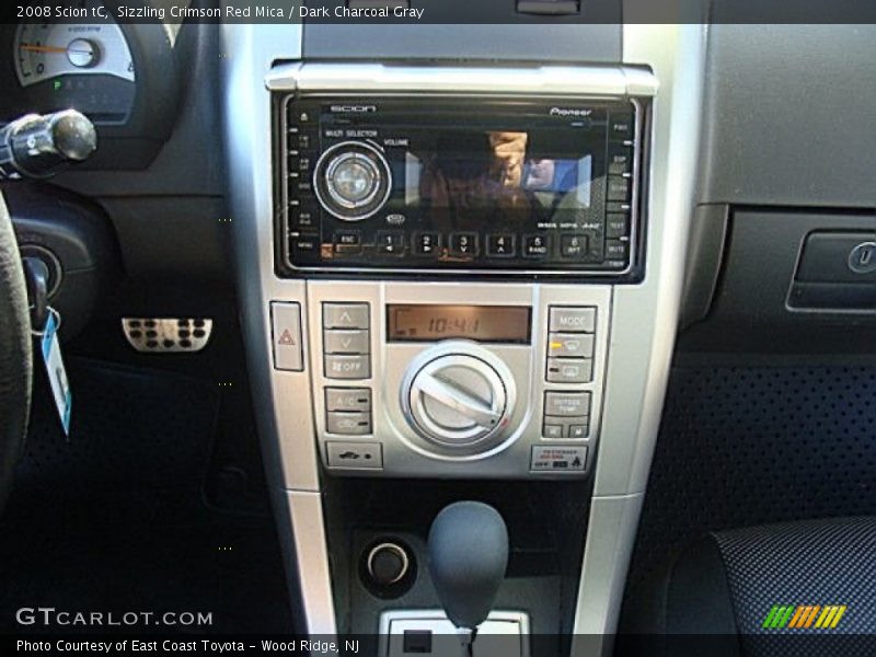 Sizzling Crimson Red Mica / Dark Charcoal Gray 2008 Scion tC