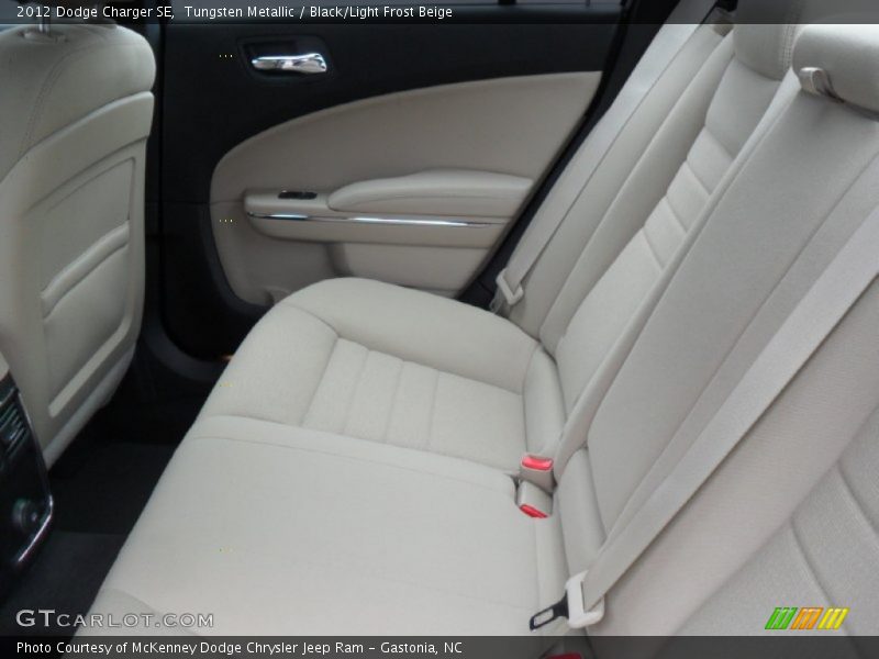 Tungsten Metallic / Black/Light Frost Beige 2012 Dodge Charger SE