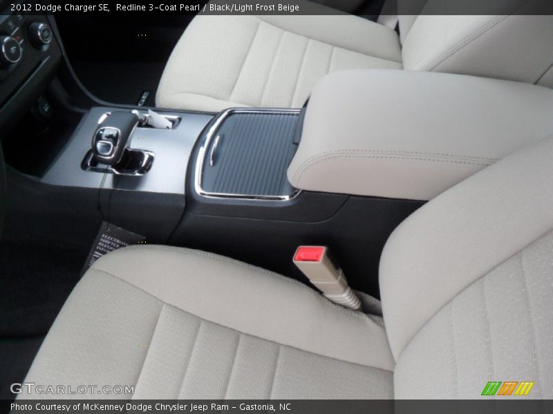 Redline 3-Coat Pearl / Black/Light Frost Beige 2012 Dodge Charger SE