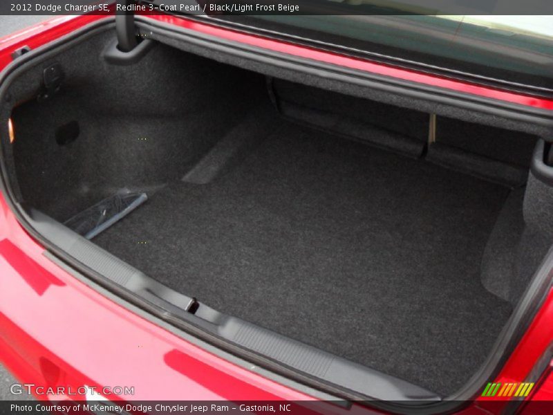 Redline 3-Coat Pearl / Black/Light Frost Beige 2012 Dodge Charger SE