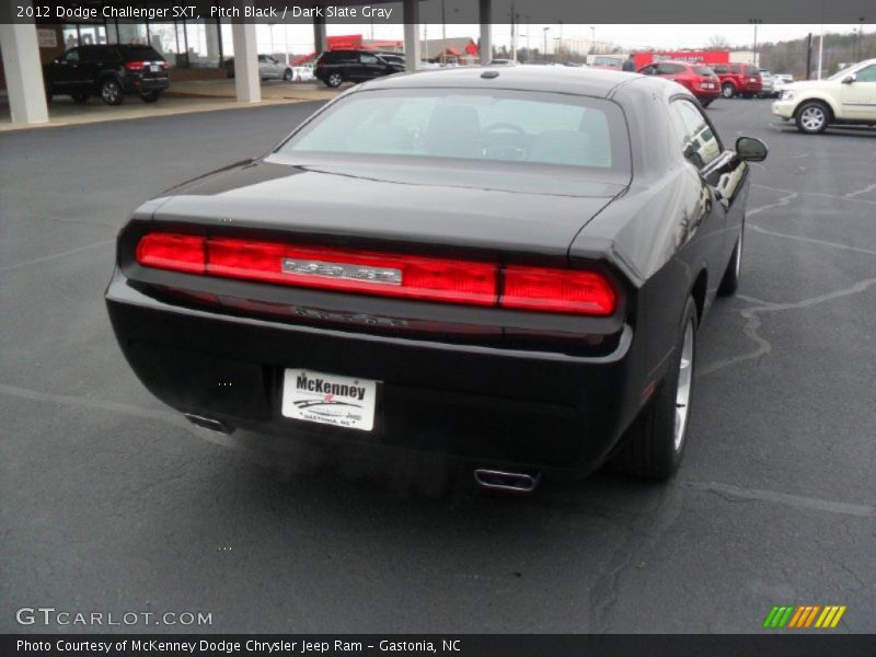 Pitch Black / Dark Slate Gray 2012 Dodge Challenger SXT