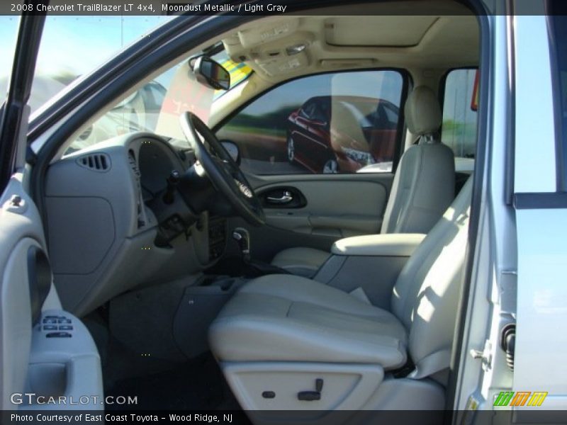 Moondust Metallic / Light Gray 2008 Chevrolet TrailBlazer LT 4x4