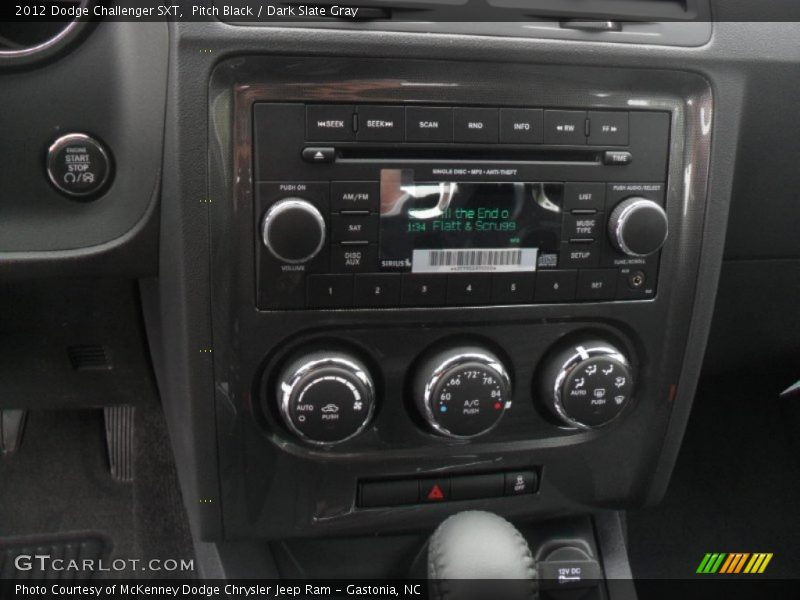 Pitch Black / Dark Slate Gray 2012 Dodge Challenger SXT