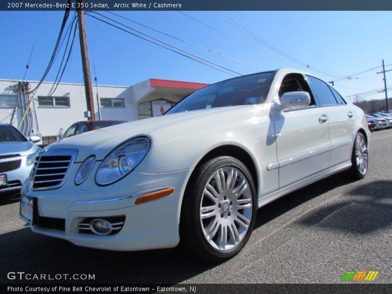 Arctic White / Cashmere 2007 Mercedes-Benz E 350 Sedan