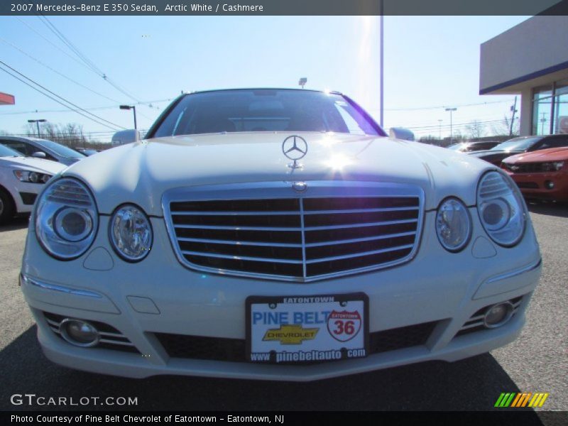 Arctic White / Cashmere 2007 Mercedes-Benz E 350 Sedan