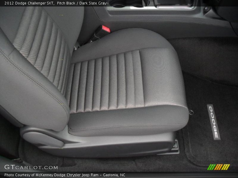 Pitch Black / Dark Slate Gray 2012 Dodge Challenger SXT