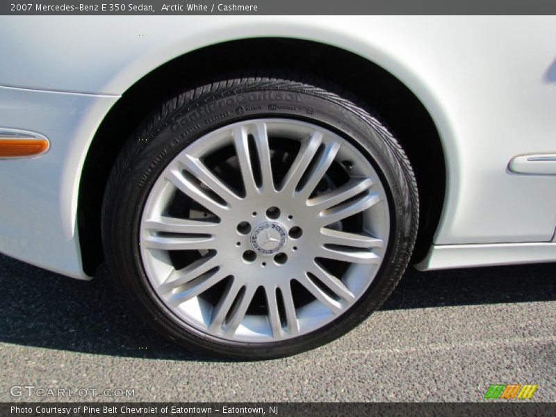 Arctic White / Cashmere 2007 Mercedes-Benz E 350 Sedan