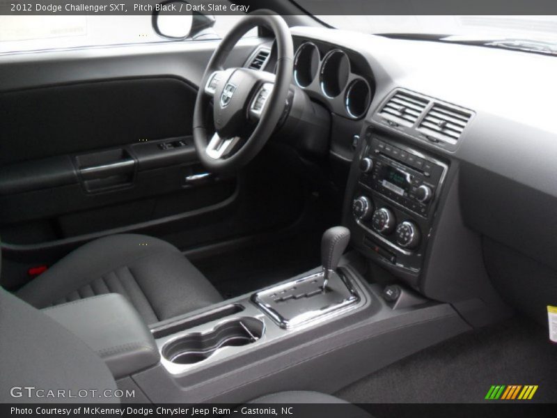 Pitch Black / Dark Slate Gray 2012 Dodge Challenger SXT