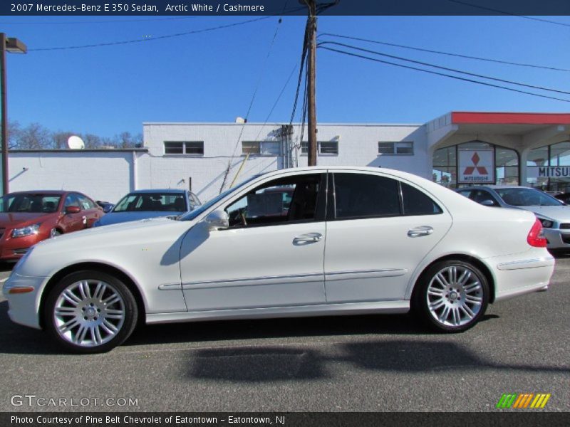 Arctic White / Cashmere 2007 Mercedes-Benz E 350 Sedan