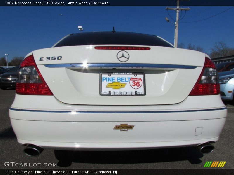 Arctic White / Cashmere 2007 Mercedes-Benz E 350 Sedan