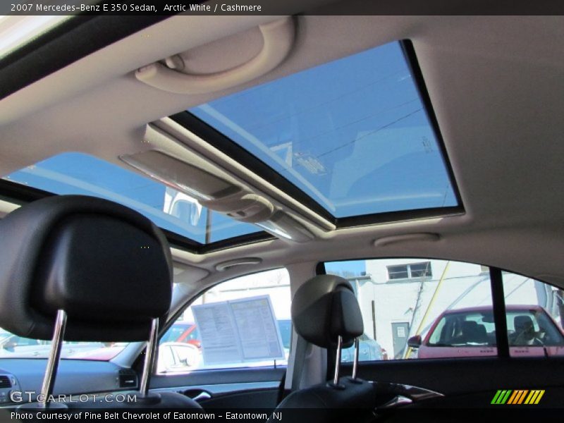 Arctic White / Cashmere 2007 Mercedes-Benz E 350 Sedan