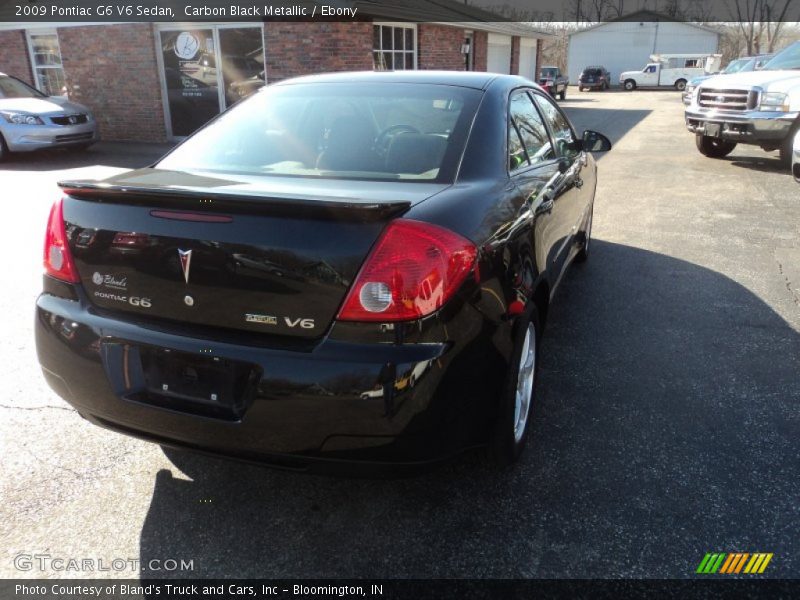 Carbon Black Metallic / Ebony 2009 Pontiac G6 V6 Sedan