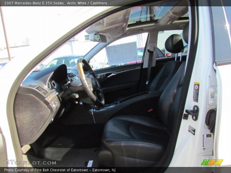 Arctic White / Cashmere 2007 Mercedes-Benz E 350 Sedan