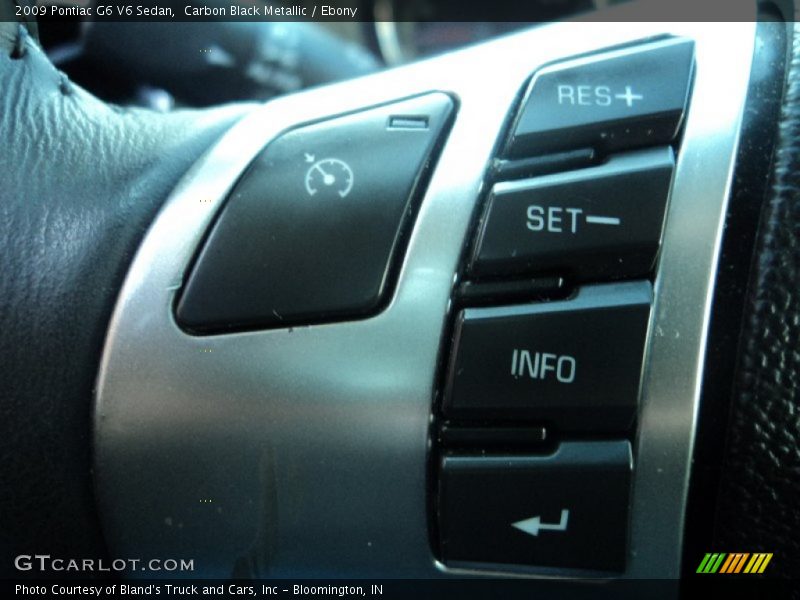 Carbon Black Metallic / Ebony 2009 Pontiac G6 V6 Sedan