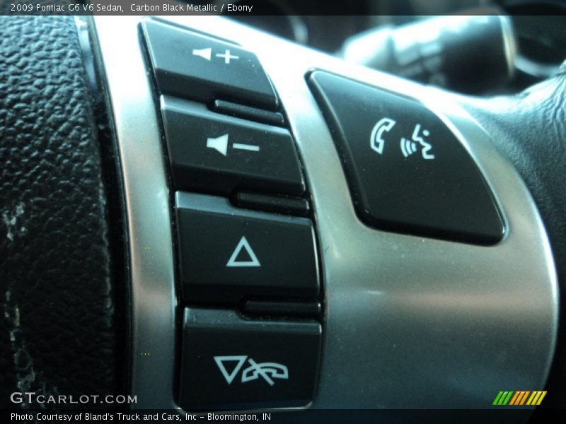 Carbon Black Metallic / Ebony 2009 Pontiac G6 V6 Sedan