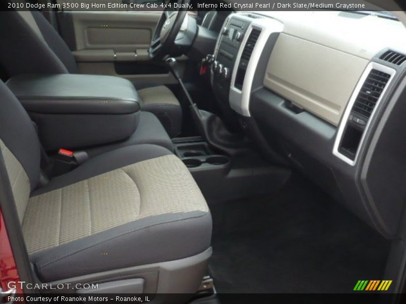 Inferno Red Crystal Pearl / Dark Slate/Medium Graystone 2010 Dodge Ram 3500 Big Horn Edition Crew Cab 4x4 Dually