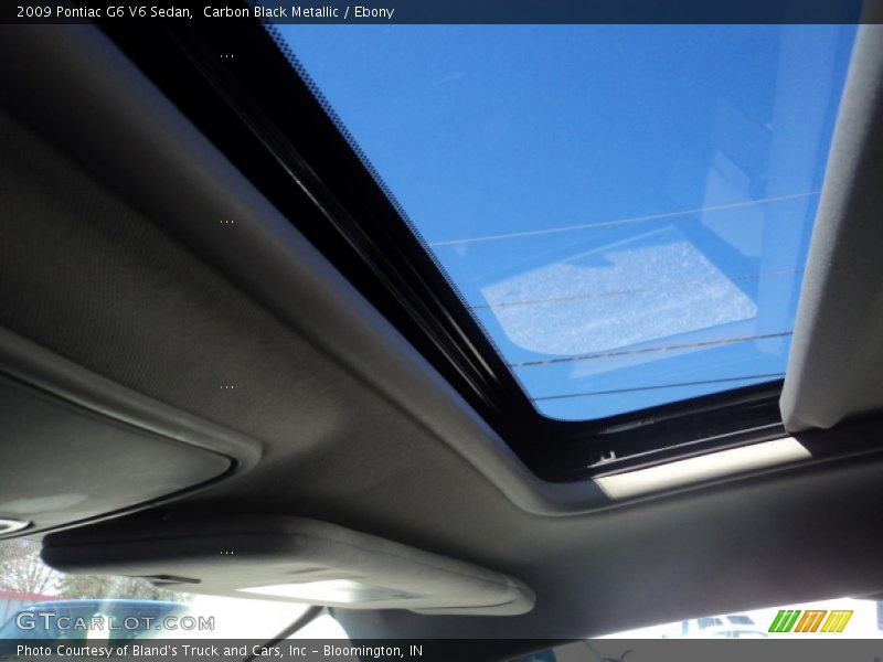 Carbon Black Metallic / Ebony 2009 Pontiac G6 V6 Sedan