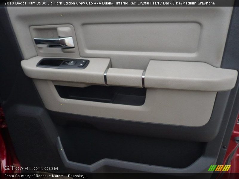 Inferno Red Crystal Pearl / Dark Slate/Medium Graystone 2010 Dodge Ram 3500 Big Horn Edition Crew Cab 4x4 Dually