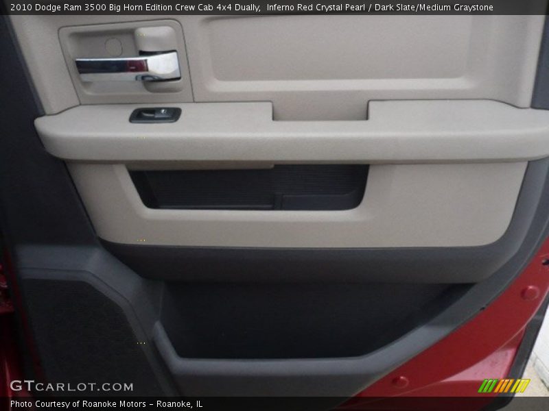 Inferno Red Crystal Pearl / Dark Slate/Medium Graystone 2010 Dodge Ram 3500 Big Horn Edition Crew Cab 4x4 Dually
