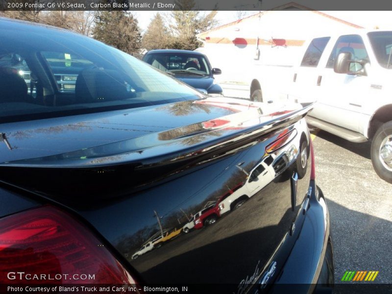 Carbon Black Metallic / Ebony 2009 Pontiac G6 V6 Sedan