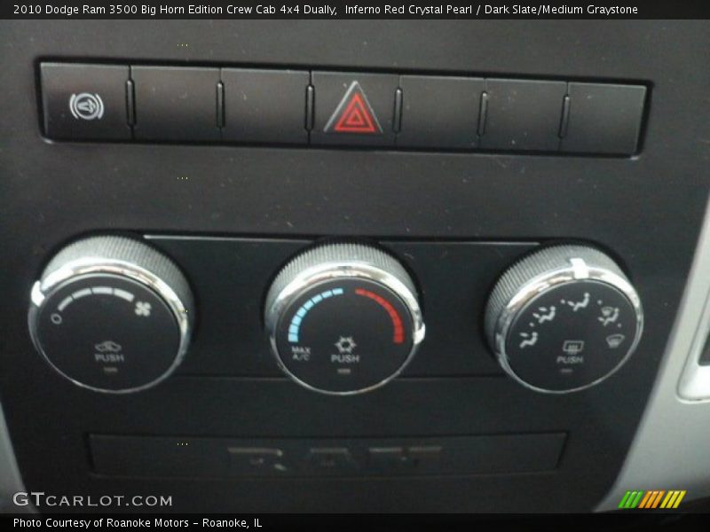 Inferno Red Crystal Pearl / Dark Slate/Medium Graystone 2010 Dodge Ram 3500 Big Horn Edition Crew Cab 4x4 Dually