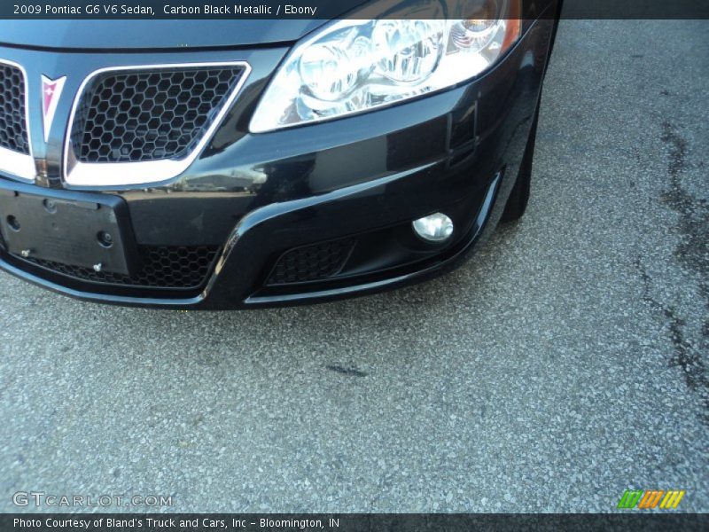 Carbon Black Metallic / Ebony 2009 Pontiac G6 V6 Sedan