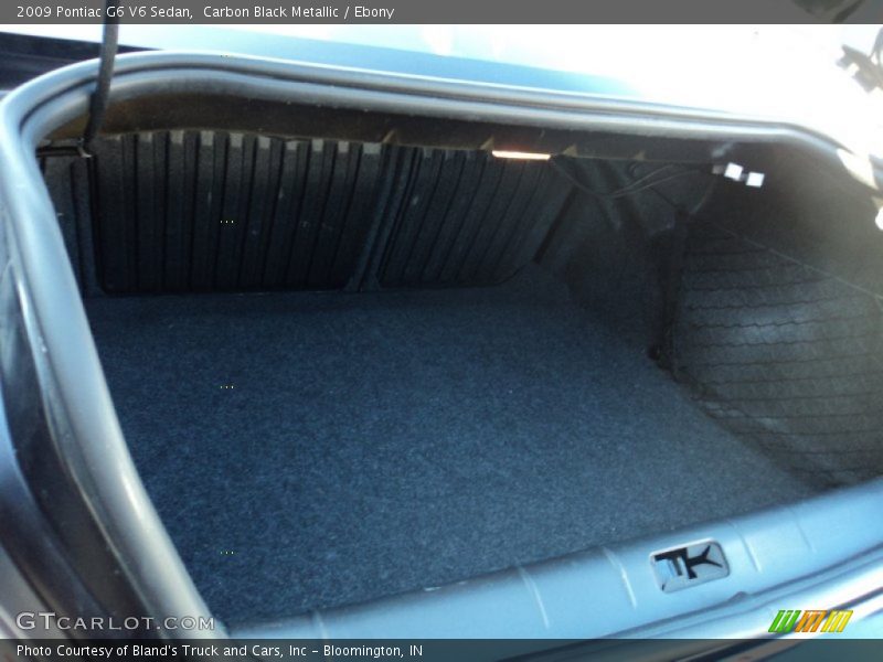 Carbon Black Metallic / Ebony 2009 Pontiac G6 V6 Sedan