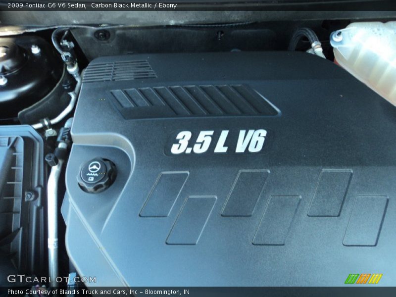 Carbon Black Metallic / Ebony 2009 Pontiac G6 V6 Sedan