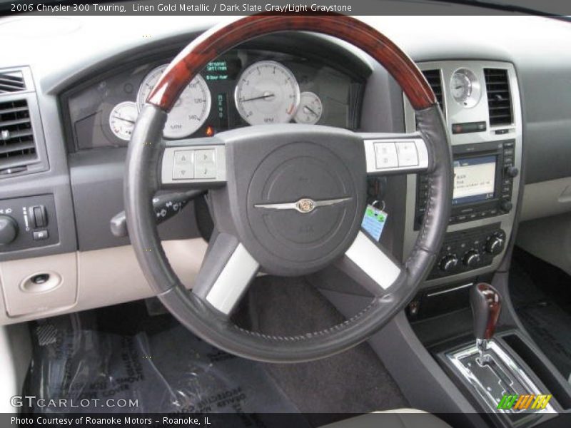 Linen Gold Metallic / Dark Slate Gray/Light Graystone 2006 Chrysler 300 Touring