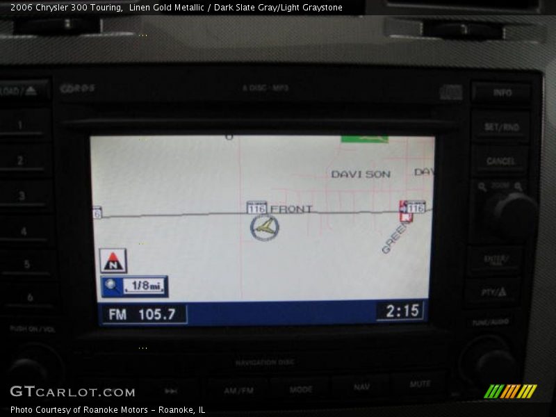 Linen Gold Metallic / Dark Slate Gray/Light Graystone 2006 Chrysler 300 Touring